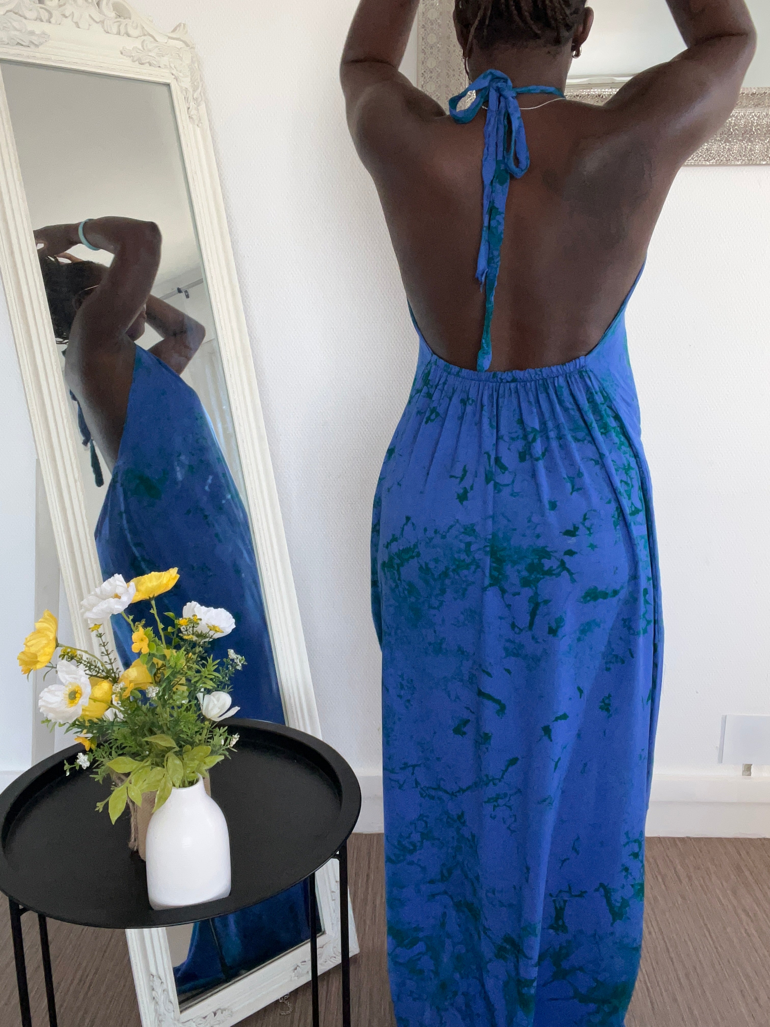 Robe longue Dos nu Minaastyle