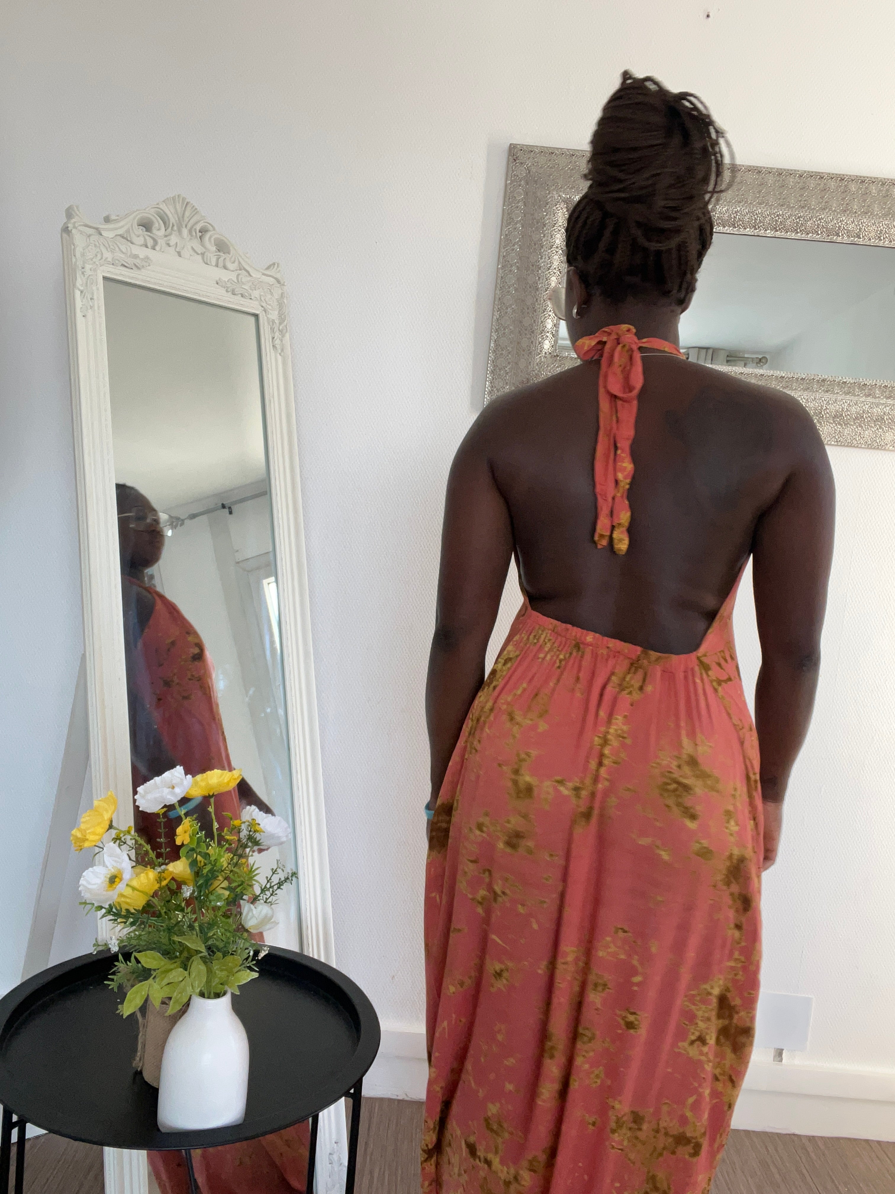 Robe longue Dos nu Minaastyle