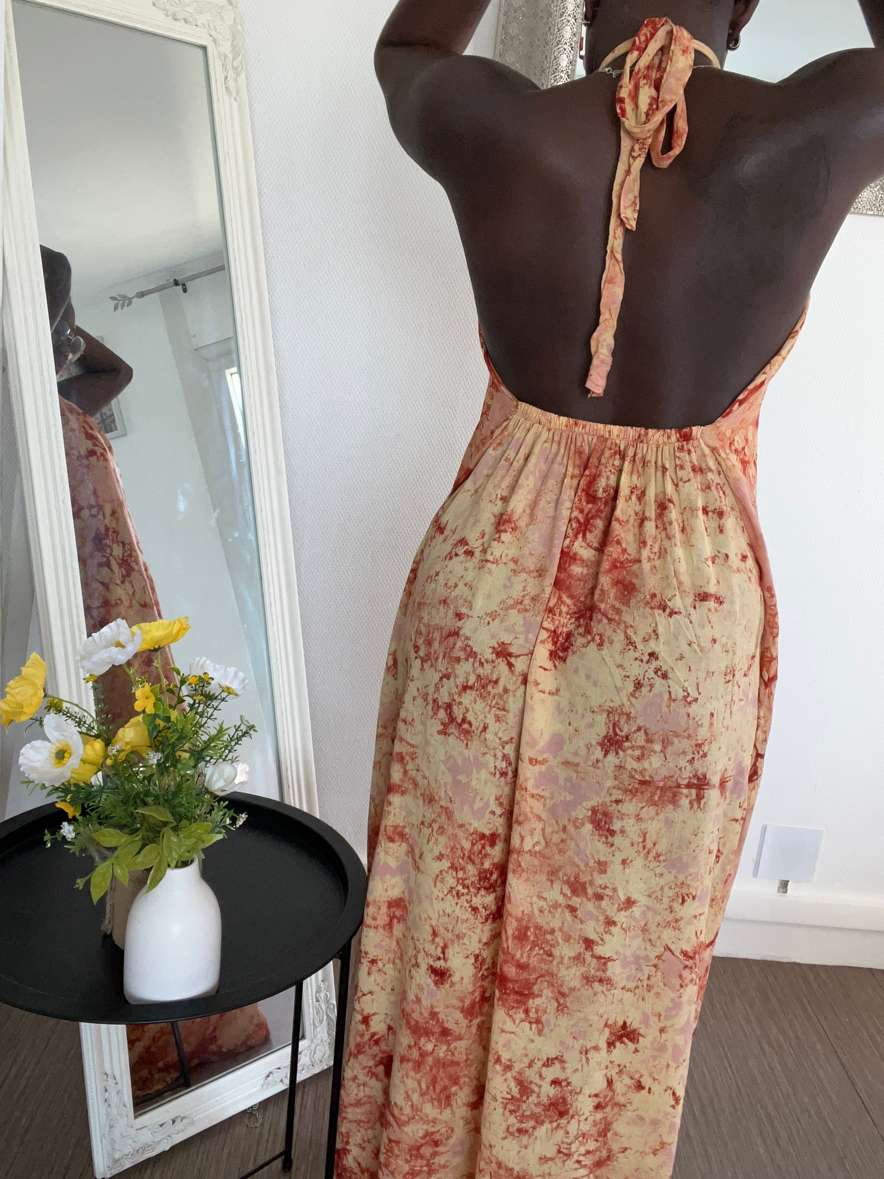Robe longue Dos nu Minaastyle