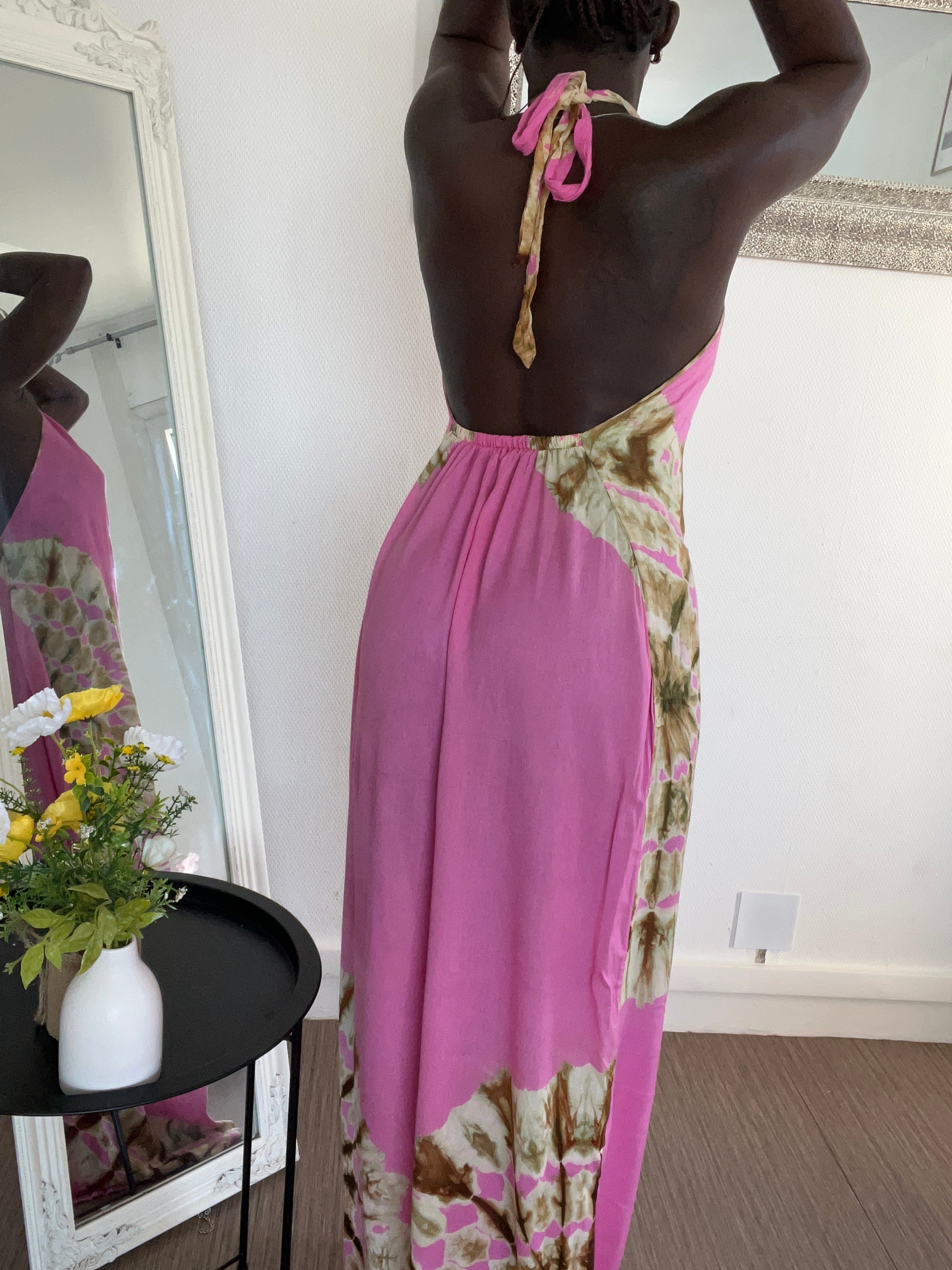 Robe longue Dos nu Minaastyle
