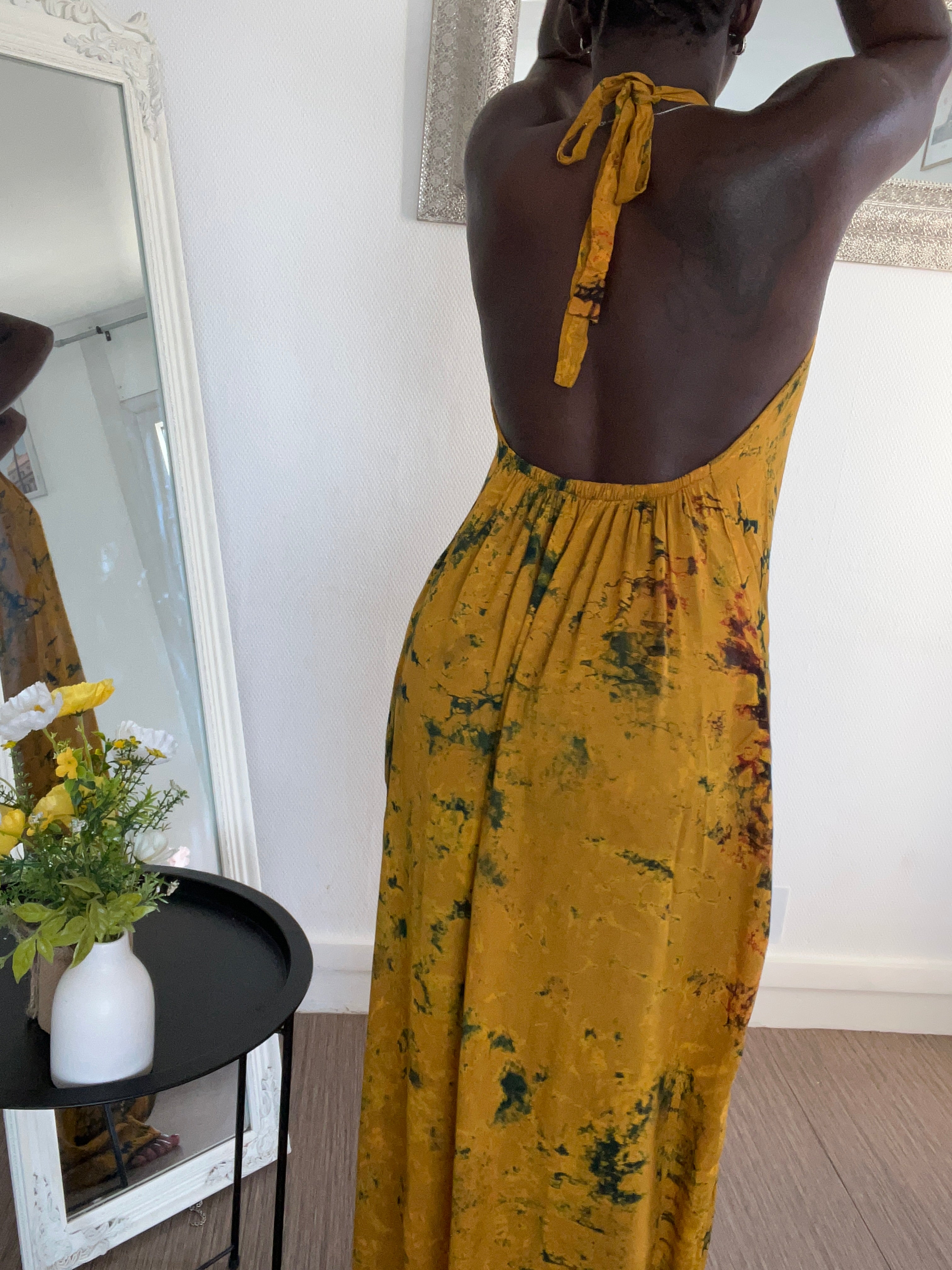 Robe longue Dos nu Minaastyle