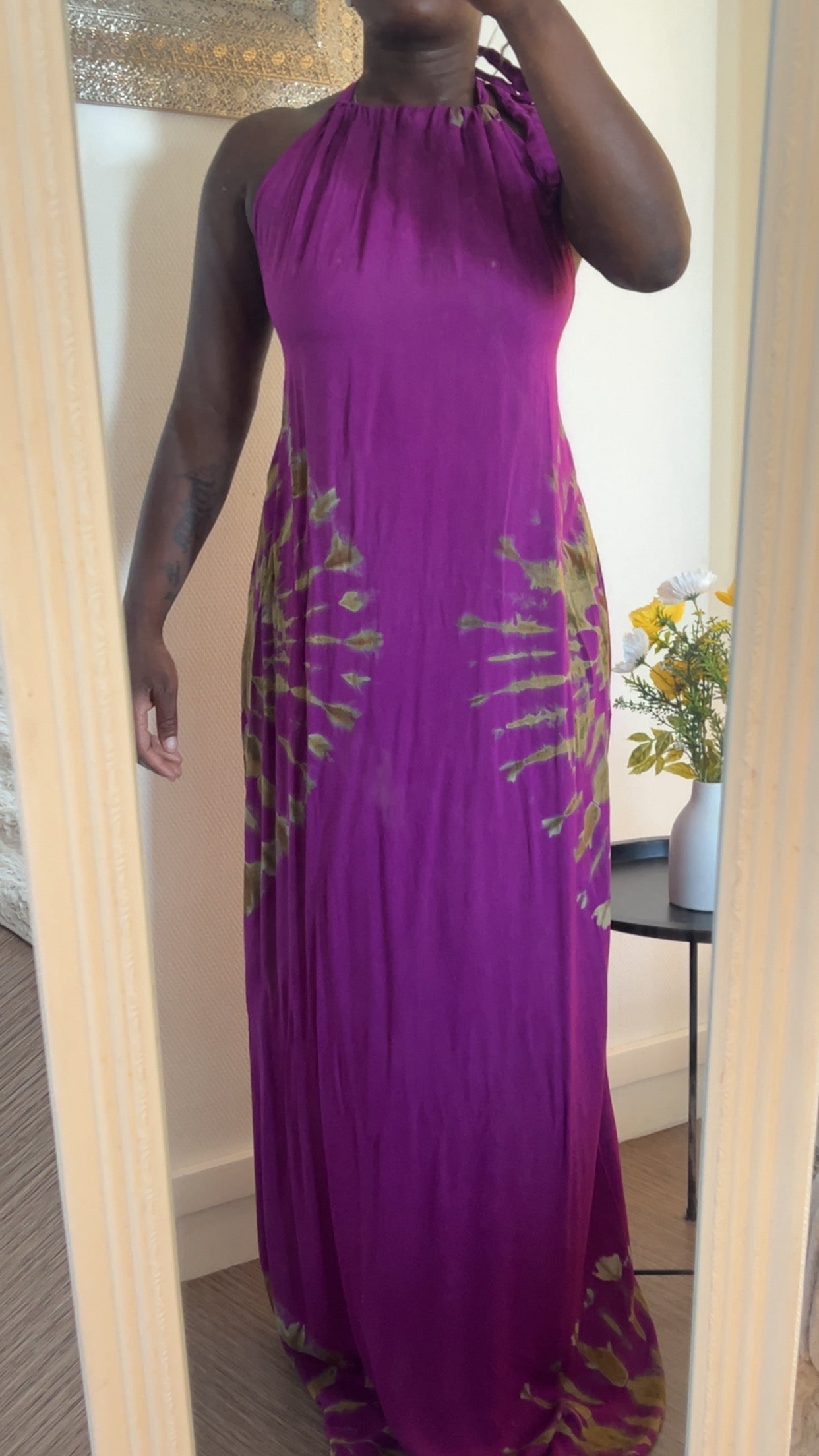 Robe longue Dos nu Minaastyle