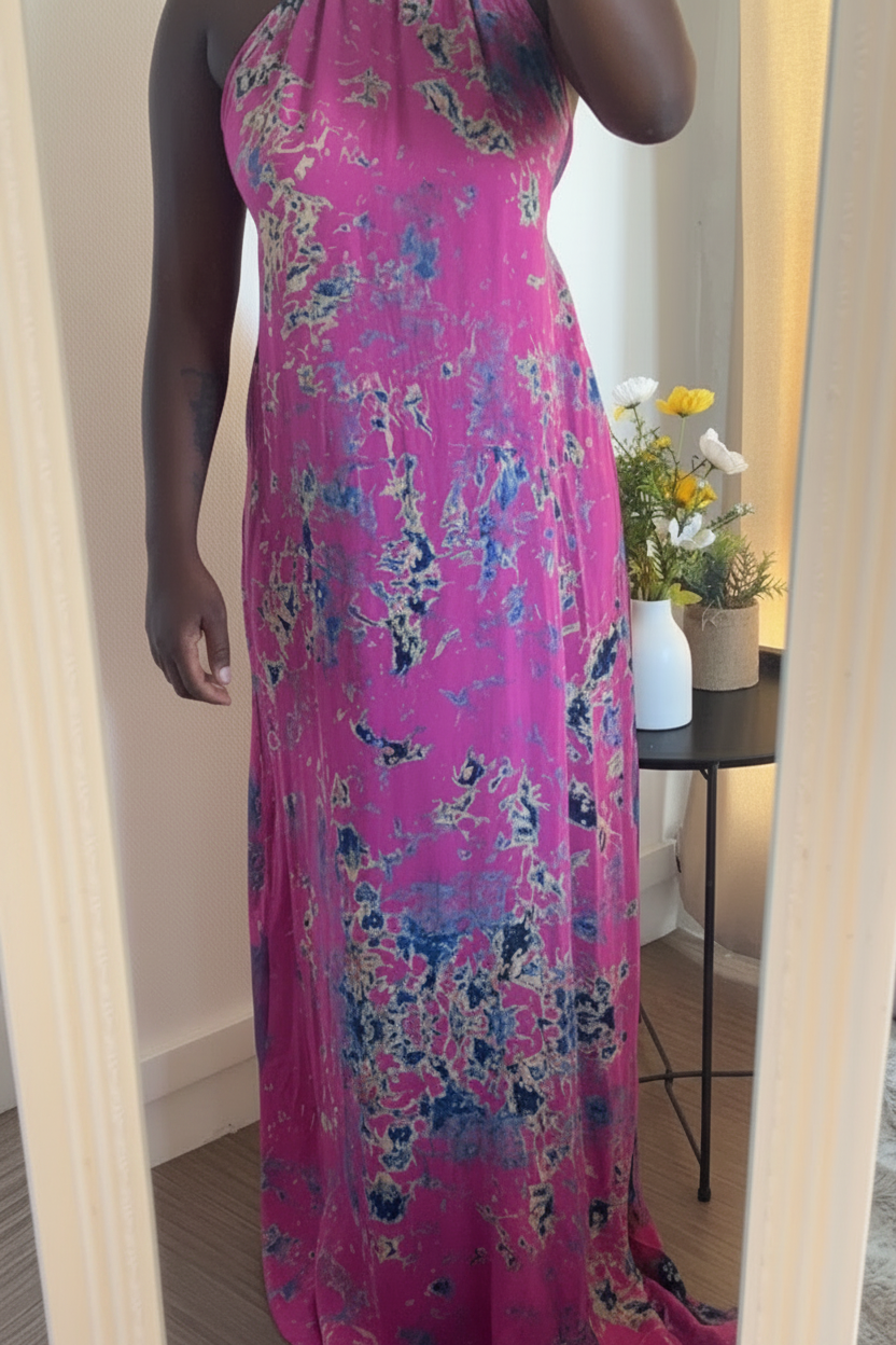 Robe turquoise - luminosité naturelle